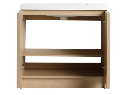 Freestanding Bathroom Vanity With Sink & 2 Soft Close Cabinet Doors