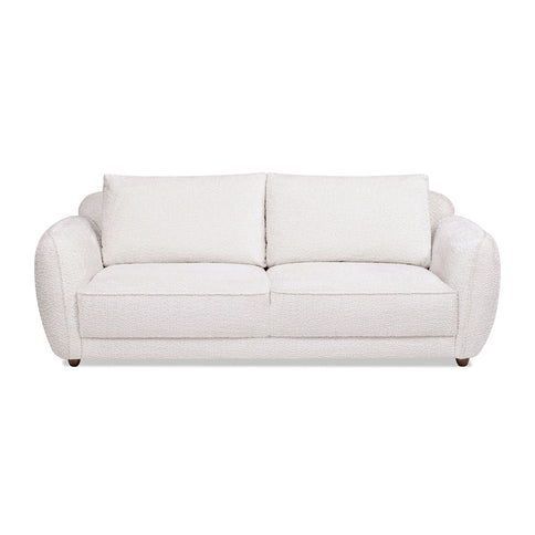 Sharon - Puffy Arm Sofa - Alpaca Off-White