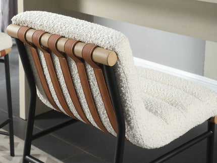 Lahni - 17" Boucle Fabric Counter Height Chair