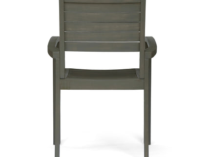 Outdoor Dining Chair, Stacking Design For Patio