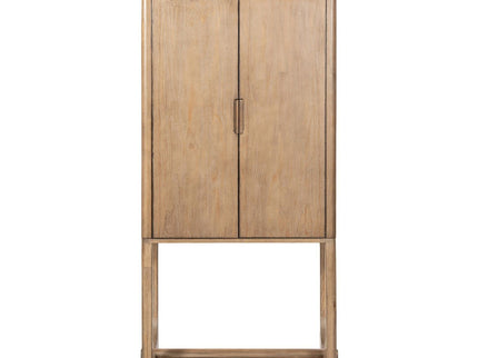 Nolan - Bar Cabinet With Wine Storage - Brown