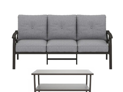 Patio Furniture Set With Coffee Table And Cushions For Backyard