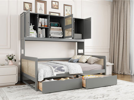 Daybed And All In One Cabinet And Shelf