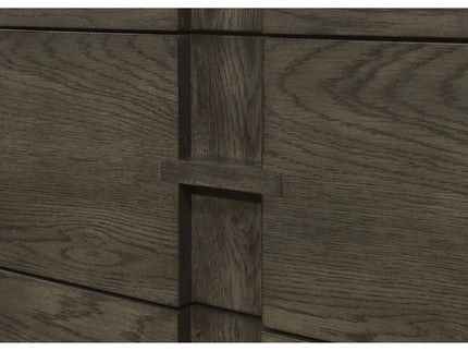 Glenmoor - 3 Drawer Server With 2 Cabinets - Dark Gray