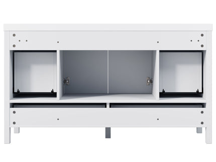 Bathroom Vanity With Separate Sink, Soft Close Doors And 4 Drawers