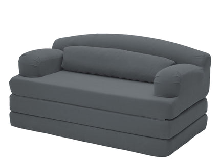 2 Seater Sofa Bed, Compact Foldable Floor Couch