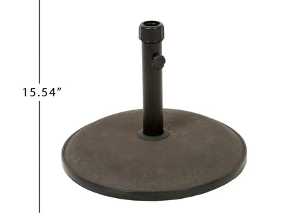 Um Holder Round Umbrella Base 66 Lbs Concrete - Brown