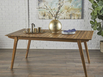 Outdoor Dining Table & Frame - Teak