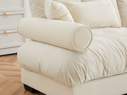 Super Comfort Oversized Modular Sectional Sofa With Movable Ottoman