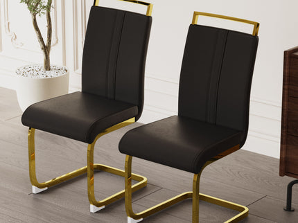 Side Dining Room Chair, Padded Seat High Back