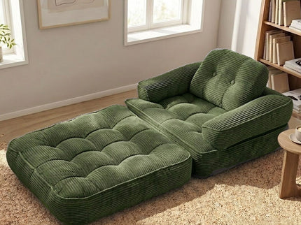 Convertible 2 In 1 Armrest Sofa For Bedroom