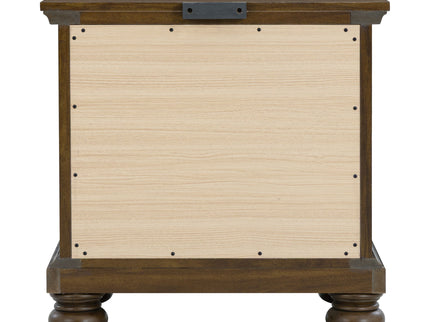 2 Drawer Nightstand With USB Charging Station