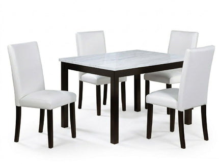 Dining Table With 4 Upholstered Side Chairs