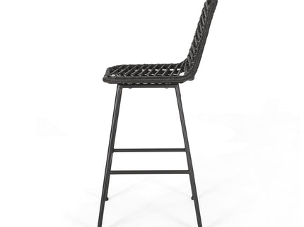 Sawtelle - Outdoor Wicker Barstools (Set of 2)