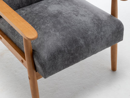 Wide Classic Mid-Century Modern Arm Chair