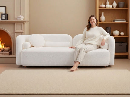 Luxury Modern Couch, 3 Seater Sofa For Living Room