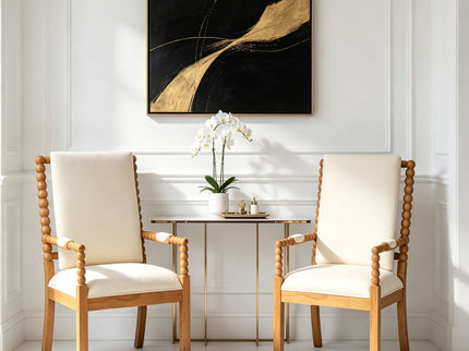 Dining Chairs With Ergonomic Design (Set of 2)