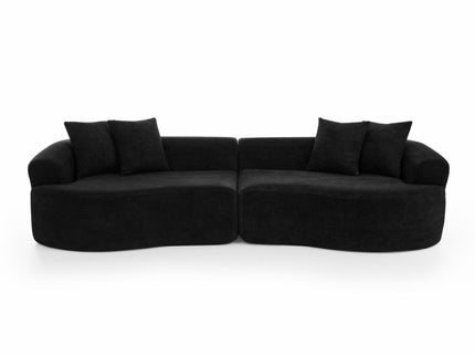 4 Seater Curved Cloud Sectional Sofa