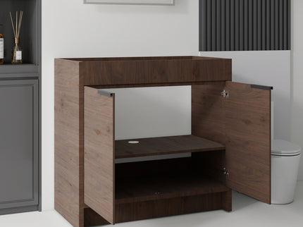 Freestanding Bathroom Vanity Cabinet With Soft Close Doors, Cabinet Only