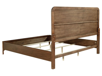 Eastern King Panel Bed - Walnut