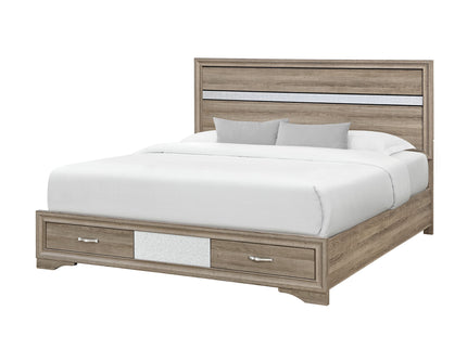 Ryder - Bed With Panel Headboard, 2 Drawer Footboard