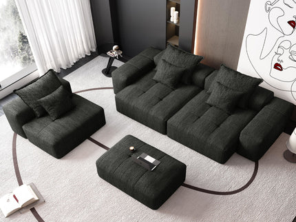 Modern Oversized Diy Combination, Modular Sectional Sofa With Pillows
