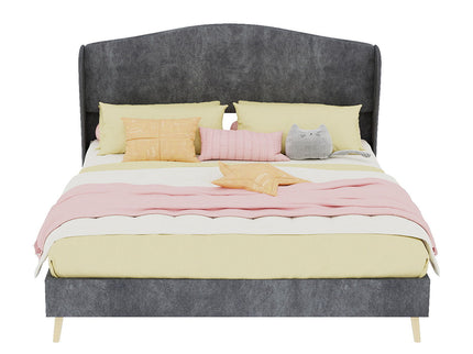 Upholstered Bed, Tufted Headboard, Comfortable Sleep