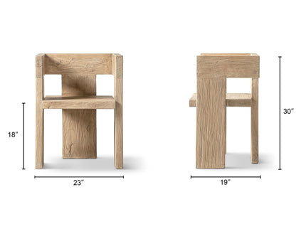 Avenel - Sculptural Block Accent Chair