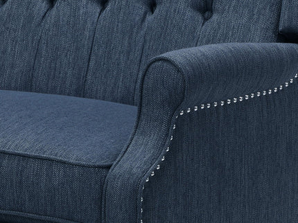 Dunham - Contemporary Fabric Tufted Oversized Pushback Recliner