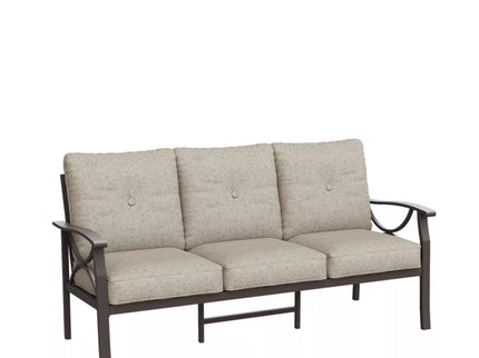 All-Weather 3 Seat Patio Sofa With Cushions