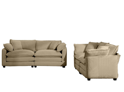 Elegant Oversized Sectional Sofa Set With Deep Seats And Flexible Layout