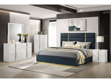 Lauryn - 6 Drawer Dresser Cabinet - Gloss White