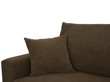 2 Seater Sofa, 2 Throw Pillows For Living Room