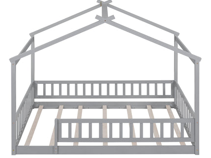 Bed House Bed Frame With Fence