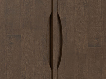 Harper - 3 Door Sideboard Buffet / Storage Cabinet - Walnut Brown