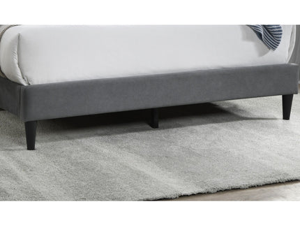 Bed Upholstered Box Design Headboard