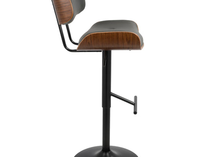 Lombardi - Mid Century Modern Adjustable Barstool