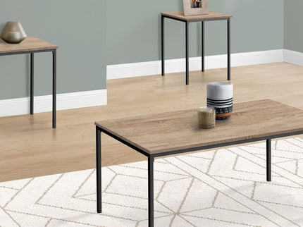 Table Set, Coffee, End, Contemporary, Modern (Set of 3)