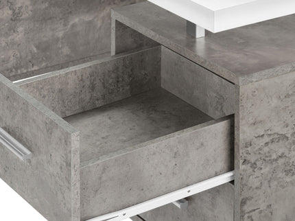 Computer Desk For Home Office, Laptop, Left, Right Set - Up, Storage Drawers, Contemporary & Modern