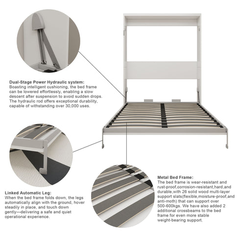 Multifunctional Vertical Murphy Wall Bed