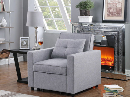 Zoey - Convertible Sleeper Chair With Side Pocket
