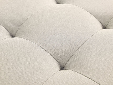 Upholstered Ottoman With Storage And Rivet Trim