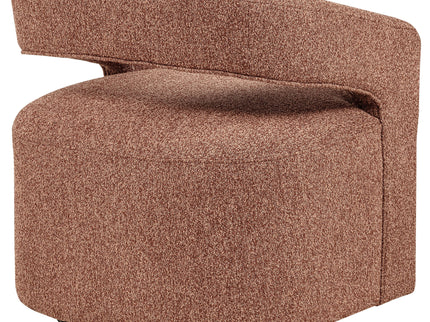Brillia - Swivel Accent Chair - Burgundy