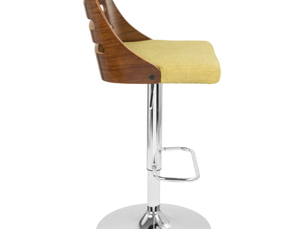 Trevi - Mid Century Modern Adjustable Barstool With Swivel