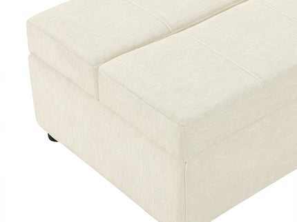 Twin Size Folding Ottoman Sleeper Bed With Mattress Convertible Guest Bed