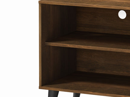 Amidon - TV Stand, With 2 Storage Shelves And 1 Cabinet