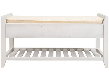 Multipurpose Entryway Shoe Rack With Cushioned Seat And Drawers