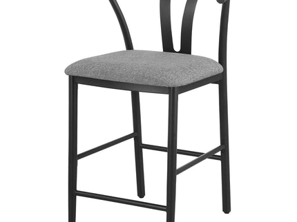 Tazman - Counter Height Dining Side Chair (Set of 2) - Gray