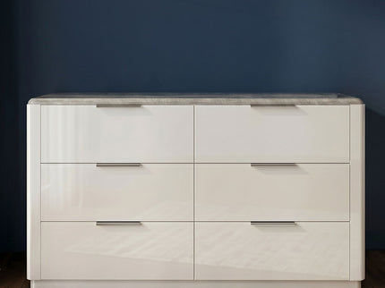 Jazz - 6 Drawer Dresser (Mirror Not Included) - White