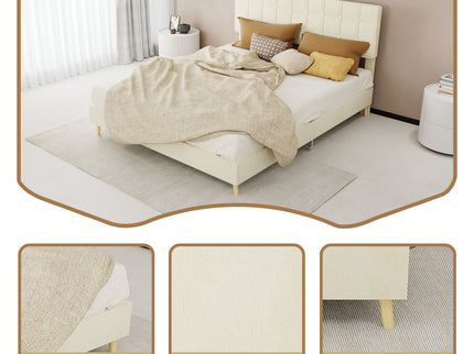Yungan Lingge Minimalist Soft Pack Headboard Bed